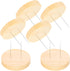 NUOBESTY 6 Set Crochet Doll Stand, Short Double Steel Needle Holder for Doll Display & Showcase
