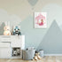Stupell Industries Girl's Playroom Princess Doll Stuffed Animal Illustration by Ziwei Li, 16x20 Canvas Wall Art