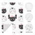 Hcpwzrf Adorable Cat Baby Car Seat Cover & Nursing Cover - Breathable Stretch Multi-Use Cover for Breastfeeding