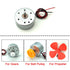 EUDAX 6 Set Mini Generator Motors - 3V-12V DC Motor Electric Motor with Propellers for DIY Educational Projects