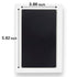 Extra Large Clean Touch Ink Pad for Baby Handprints & Footprints - Inkless Infant Stamp, Safe for Babies, Black