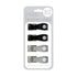 Baby Blanket Stroller Clips (4 Pack), Australian Baby Gear Pram Attachment, Hooks Muslin to Stroller (Black/Grey)