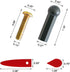 Prize Wheel Pegs & Red Pointer Replacement Kit Spinning Wheel Replacement for Trade Show Carnival Party Pub
