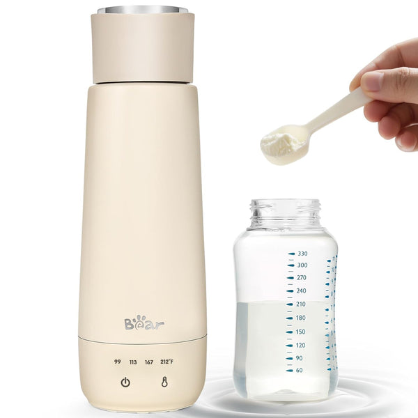 Bear Milk Warmer, Fast Water Warmer for Baby Formula with 10 Oz