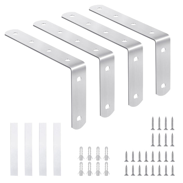 Furniture Anchors Anti-Tip Baby Proofing: Safety Straps Kit for Dresser, Secure 400 lbs Bookcase to Wall, 4 Pack