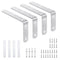 Furniture Anchors Anti-Tip Baby Proofing: Safety Straps Kit for Dresser, Secure 400 lbs Bookcase to Wall, 4 Pack