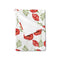 Boho Retro Poppy Flowers Leaves Baby Blanket, Red Poppy Floral Spring Blossom Swaddle Blanket 30x40