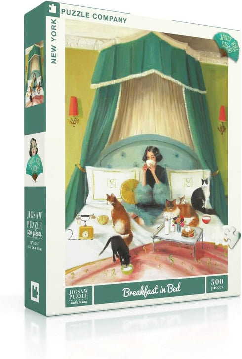 New York Puzzle Company - Janet Hill Breakfast in Bed - 500