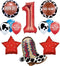 1st Birthday Cowboy Boots Howdy Party Balloons, Decoration Supplies for Western Rodeo Theme