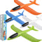 BooTaa 4 Pack Airplane/Flying Toys, 17.5" Large Throwing Foam Plane/Gliders, Birthday Gifts for Kids 3-12 Years,
