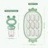 Haakaa Baby Fruit Food Feeder & Silicone Freezer Nibble Tray Combo - Breastmilk Popsicle Mold for Baby Cooling Relief