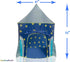LimitlessFunN Rocket Ship Pop Up Kids Play Tent - Indoor Castle Playhouse with Star Lights & Carrying Case
