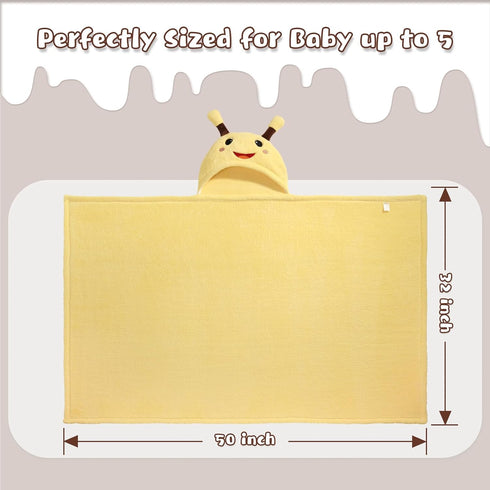 2 Pack 50 32 inch 0-6 Hooded Toddler Bath Towels, Thick Towel for Kids with Animal Hood, Extra Large x for Baby Years