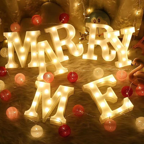 HFDJRWK Decoration(B,70cm) Diy Foam Board Lights Up Letters Large Lighting Letter for Baby Bath Anniversary Party