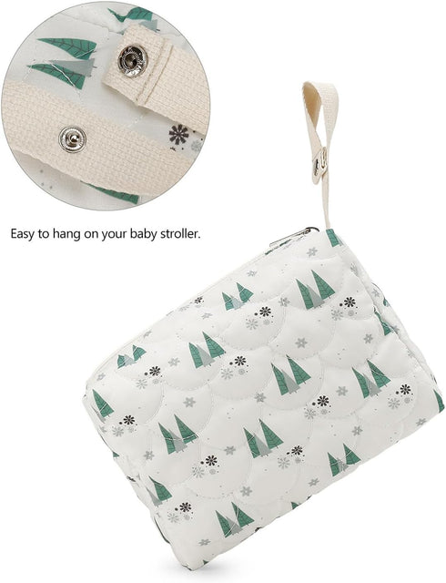 Stylish Watertight Baby Diaper Organizer - Portable Hanging Storage Bag