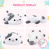 Weighted Stuffed Animals 4.0 Lbs – Cow Plush, Weighted Plush for Kids, Birthday Gifts for Women, Girls, and Males