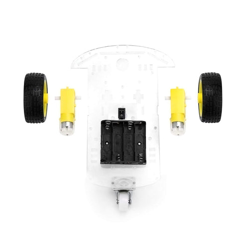 EMO Smart Robot Car Chassis Kit, with Motors, Speed Encoder and Battery Box for DIY Projects
