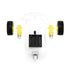EMO Smart Robot Car Chassis Kit, with Motors, Speed Encoder and Battery Box for DIY Projects