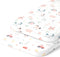 Cradle Sheets Fitted 18 x 36 Inch Snuggly Soft 100% Jersey Cotton