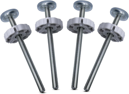 Universal Baby Gate Threaded Spindle Rod - M8 (8mm) Replacement Bolt Part for Baby & Pet Safety Gates, 4Pcs