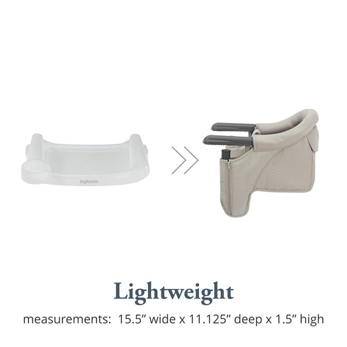 Inglesina Fast Dining Tray Plus - Compatible with Inglesina Fast Table Chair - Durable & Easy to Clean - Quick, Simple