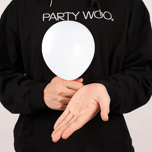 PartyWoo Balloons, 50 pcs 5 Inch Matte White Balloons for Balloon Garland or Arch, Party Decorations, Wedding, Neutral