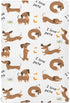 vvfelixl Crib Sheets for Boys Girl Dachshund Dogs Breathable Mini Crib Mattress