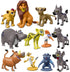 12-Pc Mini Animal Action Figures, Collectible Toys for Kids, Ideal for Cake Toppers & Desktop Decorations