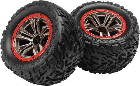 HOSIM RC Car Tires Accessory, Spare Parts Wheels 56-ZJ02 for Hosim 9155 9156 RC Car (2 PCS).