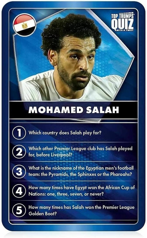 Top Trumps Soccer Trivia Game - Quiz Games for Kids and Adults - Great Travel and Road Trip Games