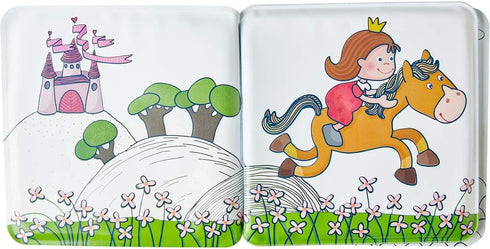 HABA Magic Bath Book Princess, Wet The Pages to Reveal Colorful Background - Great for Tub or Pool