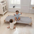 2 23" 51", Pcs Cot Sheet for Daycare, X Grey Daycare Cot Bedding with Corner Elastic Loops for Child Boys Girls,Soft
