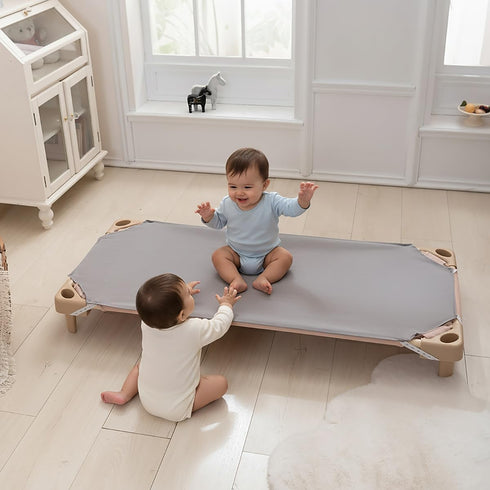 12 23" 51", Pcs Cot Sheet for Daycare, X Grey Daycare Cot Bedding with Corner Elastic Loops for Child Boys Girls,Soft