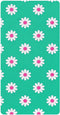 miaozhen Cotton Baby Crib Sheets for Boys Girls Ultra Soft Daisy Flower Cyan