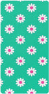 miaozhen Cotton Baby Crib Sheets for Boys Girls Ultra Soft Daisy Flower Cyan