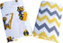Handywa 2 Pack 28 52 Cotton Fitted Crib Sheets, Construction Trucks and Chevron Print, Fits Standard x in Baby Crib