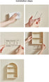 Figure Display Case, Wall-Mounted Cabinet for Collectible Figures and Crafts - Dust-Proof Doll and Toy Storage