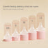 Set, 3 oz 5 oz 0-3 2 Pack Gulicola Natural Glass Baby Bottle Newborn and with Extra Slow Flow & Slow Flow Nipple, Anti