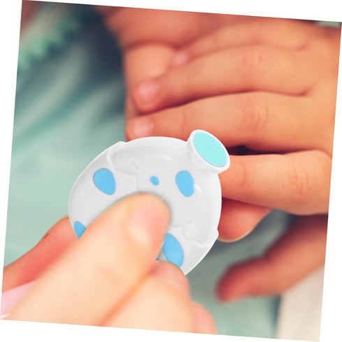 Trimmer UPKOCH Electric Nail Safe and Durable Nail File with Cartoon Design Includes Grinding Heads for Gentle Manicure