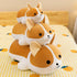 Corgi Stuffed Animal Soft Plush Dog Toys, Cute Shiba Inu Akita Pillow Gifts for Kids and Girls (31.4 inch)