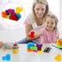 Magnetic Building Blocks, Magic Magnetic 3D Puzzle Cubes, Set of 7 Multi Shapes with 54 Guide Cards for Intelligence