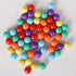 60 Pcs Game Replacement Balls for Chinese Checker - 16mm Marbles for Marble Run, 6 Colors