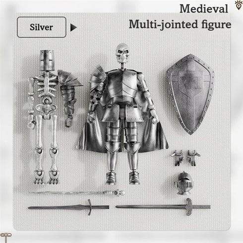 Osmanthus bloom T13 Set,Skeleton Figures,Dummy 13,Lucky 13 Action Figure Knight Action Figures,Knight Action