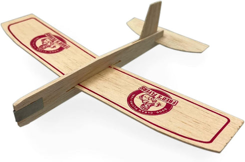Fred's Flyers Balsa Wood Airplane Gliders – 5 Pack – Made in USA – Guaranteed Unbroken Arrival