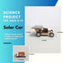 Solar-Powered Car V1 - Wooden STEM Kit with Wireless Remote Control for Kids Aged 8-12