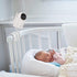 LONNKY 17 inch Baby Monitor Mount,Compatible with Babystar CF6850/CF6851 Upgraded SM70 Vtech VM901/VM919HD Baby Security Camera Holder,Attaches to Baby Crib,Cot Shelves or Any Furniture,White
