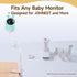J. JOHNEST 360 J JOHNEST Universal Baby Monitor Mount Flexible Silicone Arm for Crib, Non-Toxic Material, No Clamp