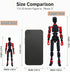 Teoboeys 5.2 inches T13 3D Set 13 13 13 3D Action Figure with Dog Titan Nova Robo Action Figures with Weapons T Printed