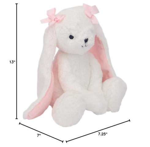 Bedtime Originals Blossom Plush Bunny Stuffed Animal Toy - Snowflake
