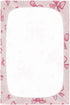 YETTASBIN 27 39 Bow Pink Fitted Crib Sheet for Baby Boys Girls, Extra Soft Breathable Nursery Bedding Sheet